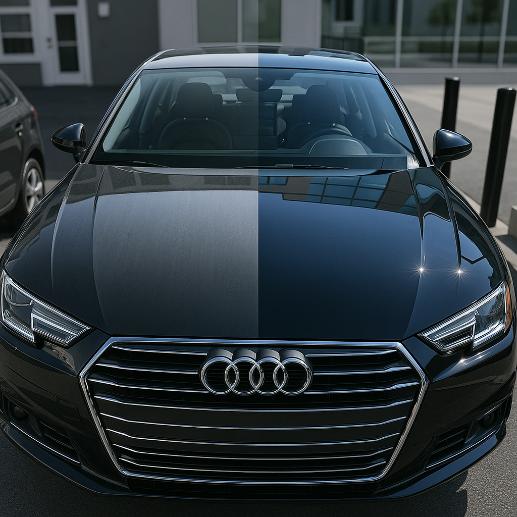 Vitrificação de pintura automotiva em São Luís - Proteção com coating cerâmico - Aguiar Estética Automotiva